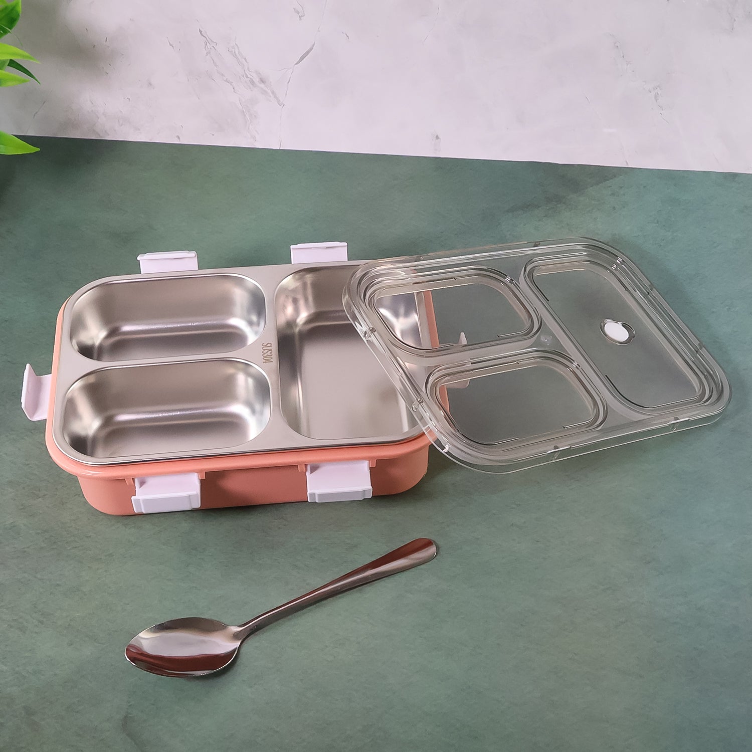 3-Compartment Lunch Box - (1 Pc) 3-Compartment Lunch Box - (1 Pc)